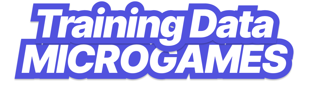 Training Data Microgames