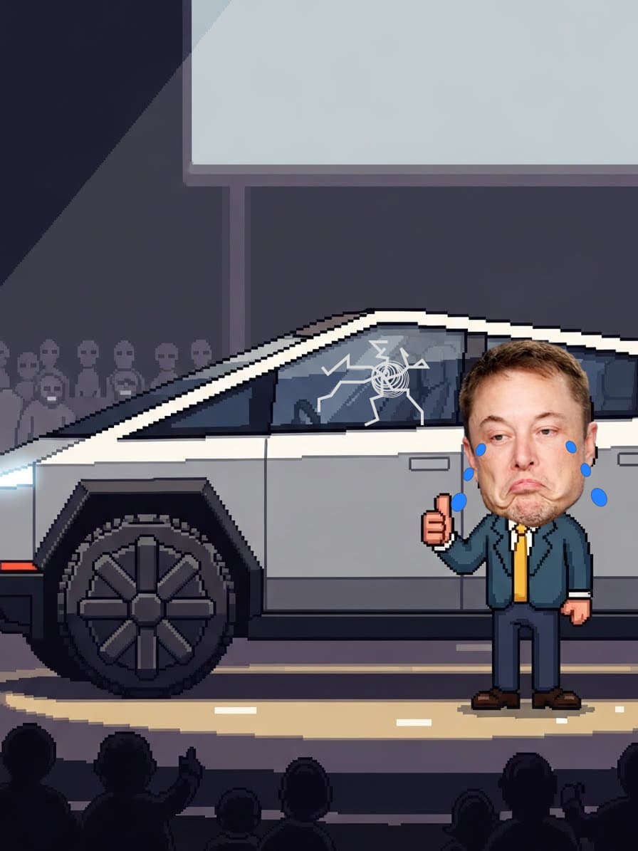 Cybertruck boss microgame